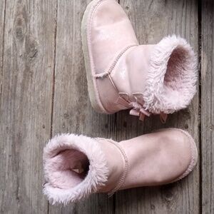 Weestep pink bow boot